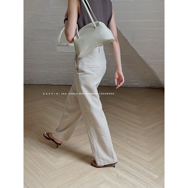 Quần Linen suông dài, nhập Hàn Quốc