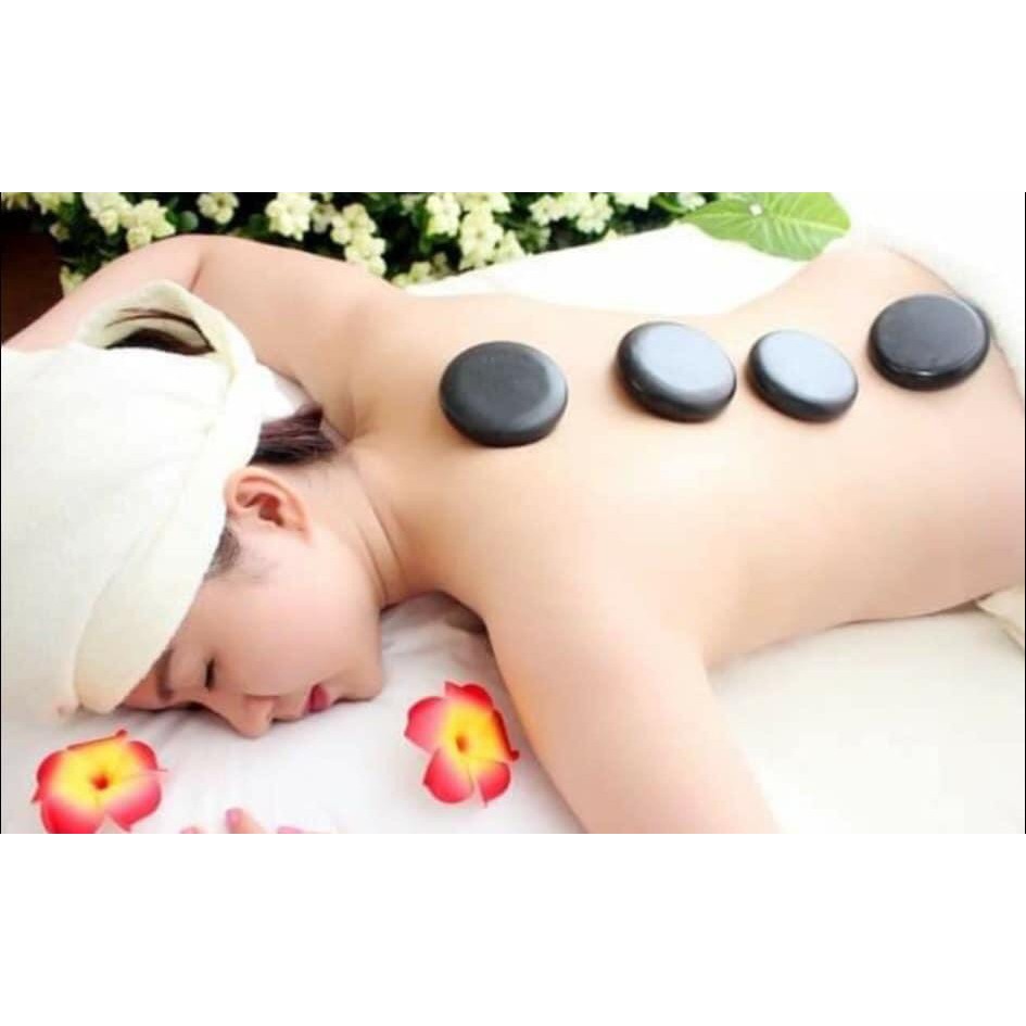 đá nóng massage, đá nóng spa ( 1 viên)