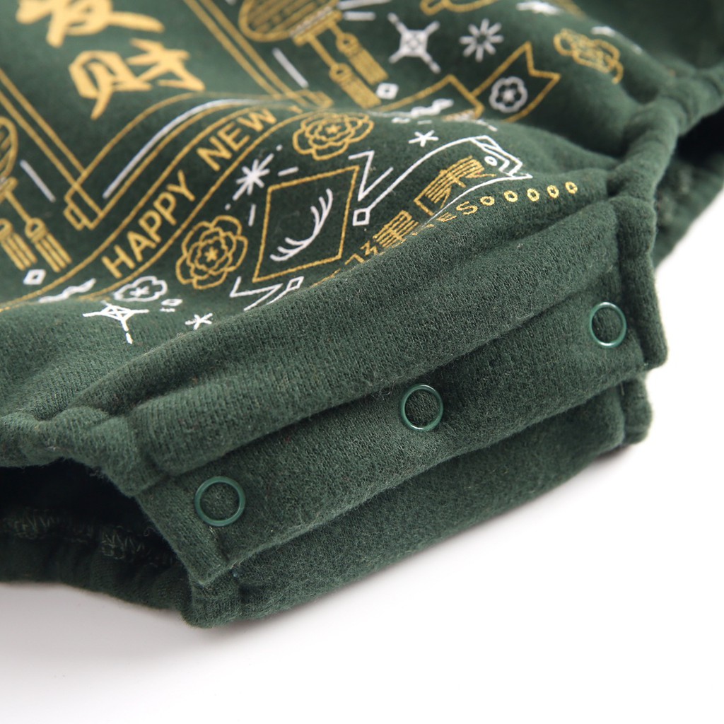 Áo liền thân tay dài Sanlutoz có mũ trùm thời trang mùa đông cho bé