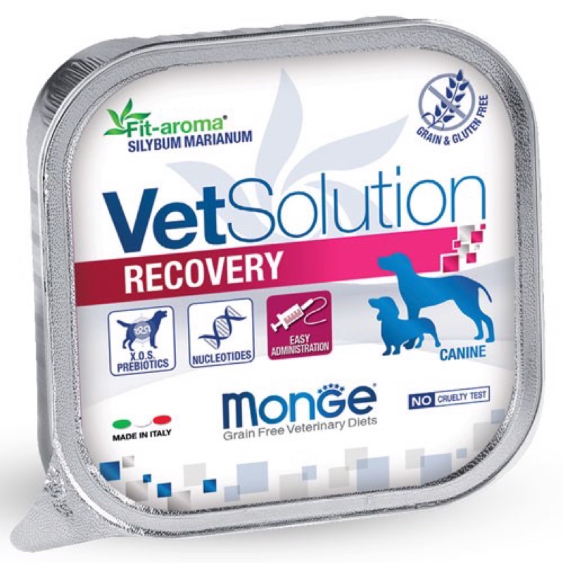 Pate hỗ trợ phục hồi Monge Vet Solution dành cho Chó - Monge Vet Solution for Dog