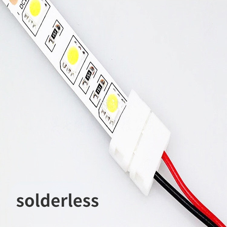 Dây Cáp Nối Đèn LED Không Hàn 2P/4P 8MM/10MM Cho 5050 2835 5630