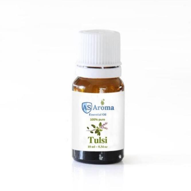 TINH DẦU HƯƠNG NHU GIẢM VIÊM NHIỄM, CHỮA CẢM LẠNH (Tulsi)-10ML-GIBI