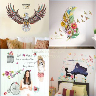 [GIÁ LẺ=SỈ] Decal trang trí phòng hát múa