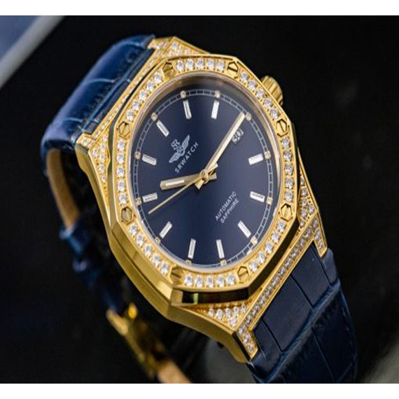 Đồng hồ nam SRWATCH SG99991.4603GLA mặt kính Sapphire Crystal đính kim cương đảng cấp quý ông BH quốc Tế 12 tháng