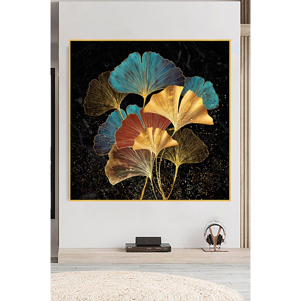 Decal trang trí hoa may mắn BK_0356K