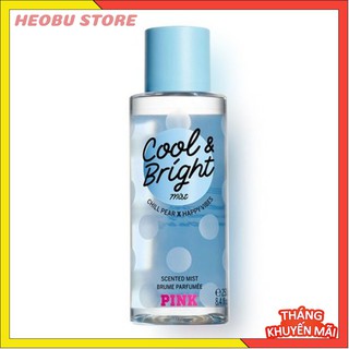 🐷 Xịt thơm hương nước hoa toàn thân body mist Victoria Secret Cool & Bright #heobu