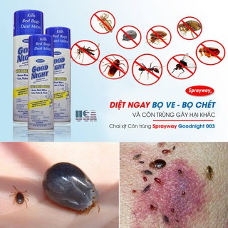 Xịt Chống Và Diệt Côn Trùng Sprayway Goodnight 85g