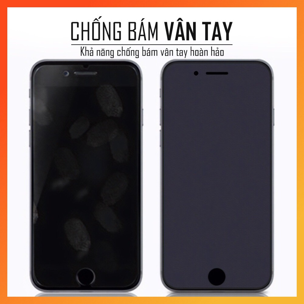 { Chống Bám Vân Tay } Kính Cường Lực Nhám iPhone Full Màn Hình,Cảm Ứng Tốt Hơn Rất Nhiều,Có 6G ->12Promax