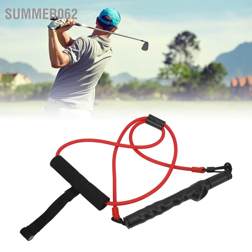 Summer062 Golf Swing Huấn luyện Dây Hỗ trợ Băng cản Lực đàn hồi viên kéo đa chức năng