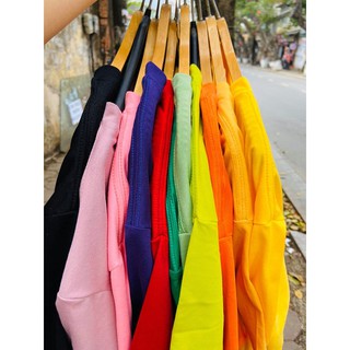 Áo Thun Trơn 100% Cotton Siêu Dày, Siêu Mát Nhiều Màu [ Ảnh Thật ]