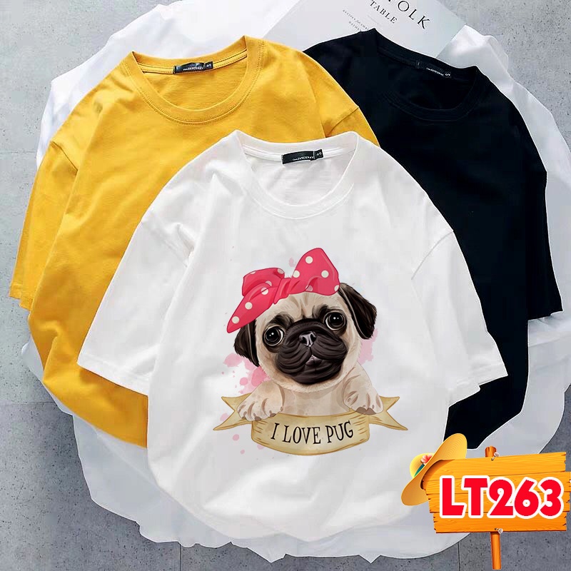 Áo in hình Chó Mặt Xệ PUG