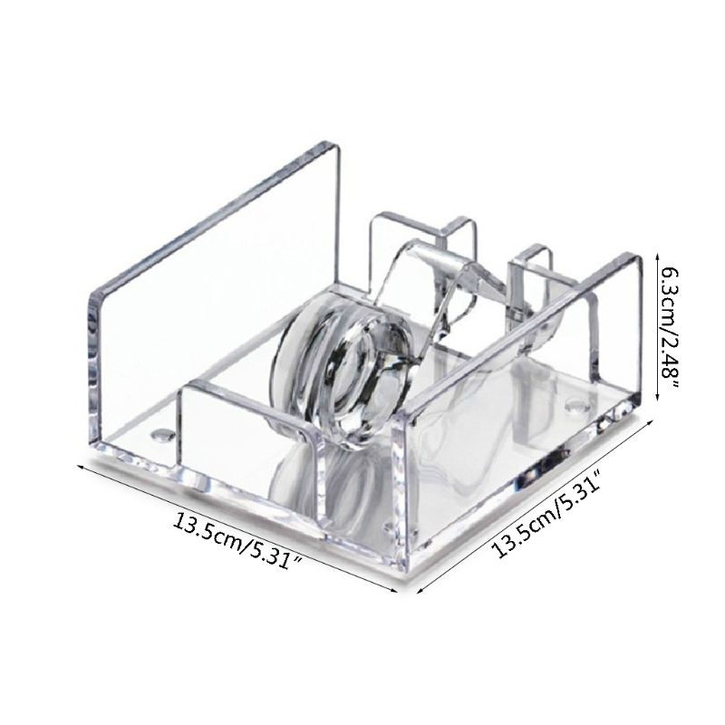 Hộp Đựng Khăn Giấy Hình Vuông Chất Liệu Acrylic