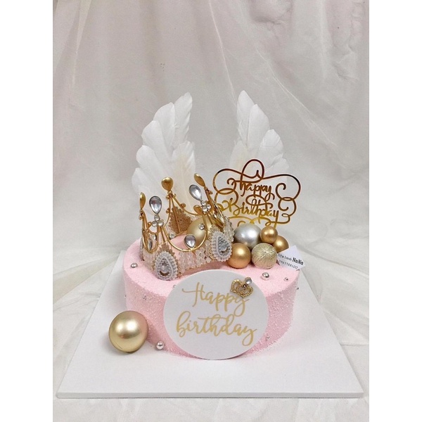 Bánh sinh nhật/bánh kem handmande Vương Miện lớn 👑