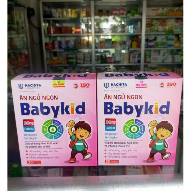 ĂN NGỦ NGON Babykid_ tăng cường tiêu hoá, tăng cường sức khoẻ cho trẻ.