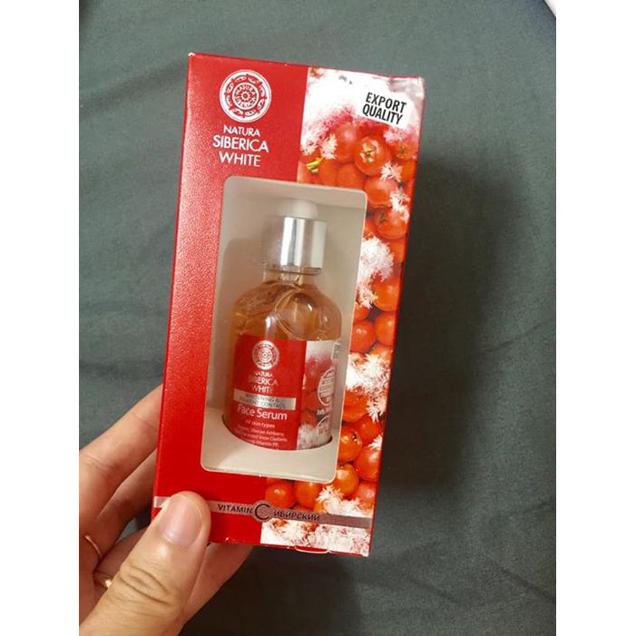 SERUM dưỡng trắng phục hồi làm mềm da Natura Siberica