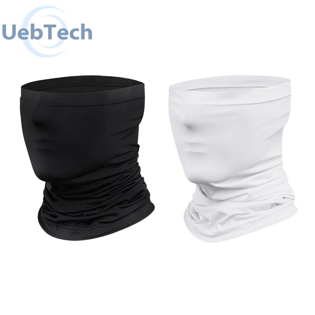 Khẩu Trang Kiêm Khăn Choàng Cổ Bằng Lụa Lạnh Chống Tia UV Thích Hợp Cho Mùa Hè