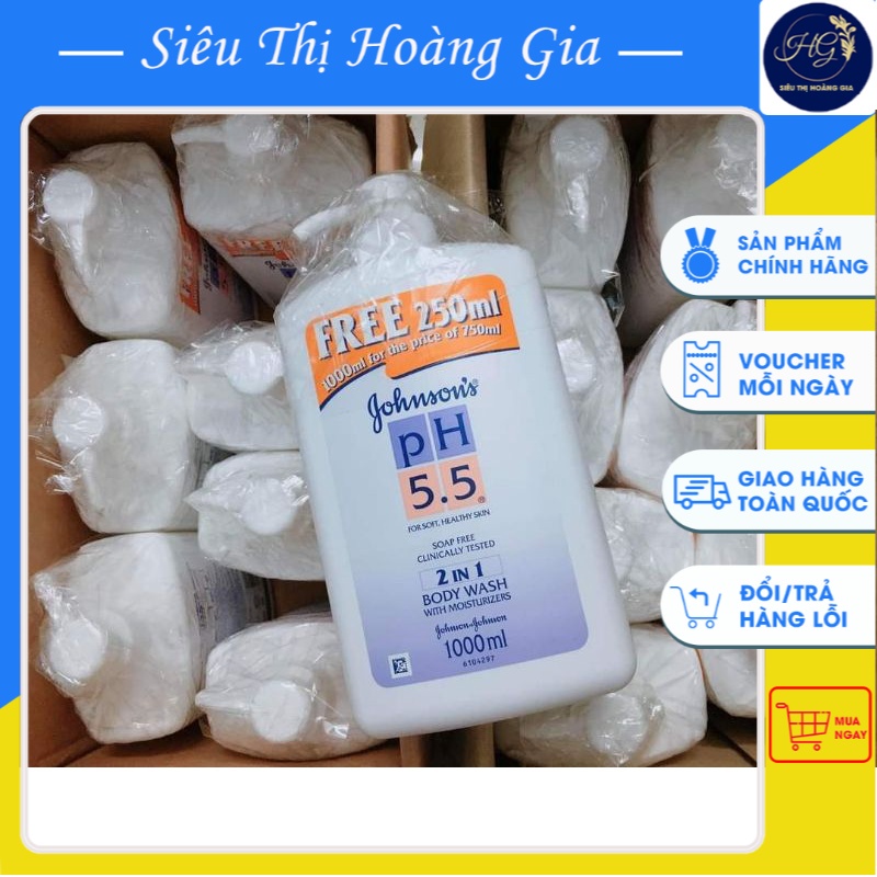 SỮA TẮM GỘI JOHNSON'S PH 5.5