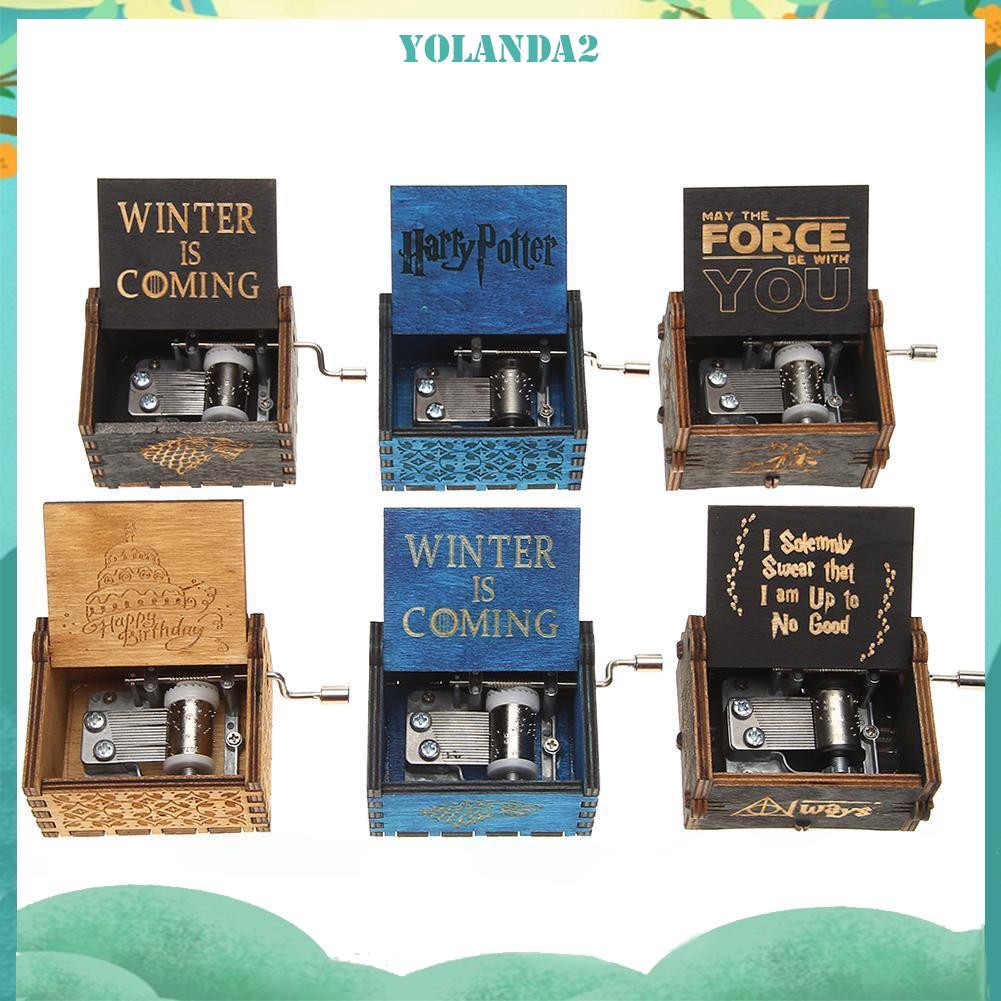 Hộp Nhạc Bằng Gỗ Vận Hành Thủ Công