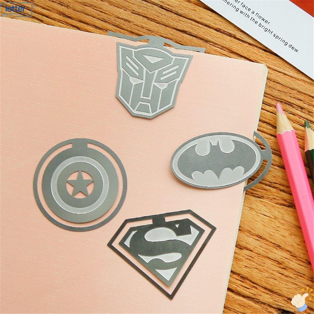 Đồ Đánh Dấu Trang Sách Bằng Kim Loại Họa Tiết Hoạt Hình Siêu Nhân Transformers