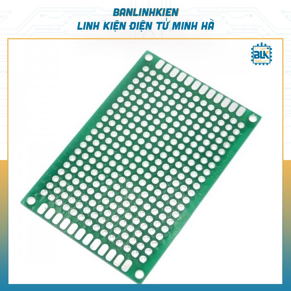 Phíp Đồng Đục Lỗ PCB 4x6CM