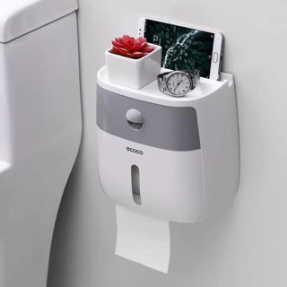 Hộp đựng giấy vệ sinh 2 ngăn ecoco