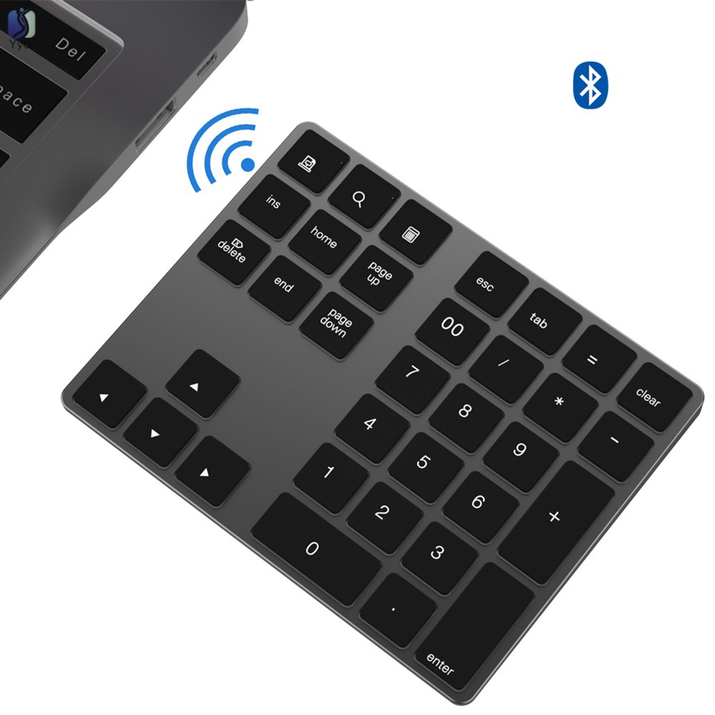 Bàn phím số mini không dây Bluetooth kèm bộ phụ kiện