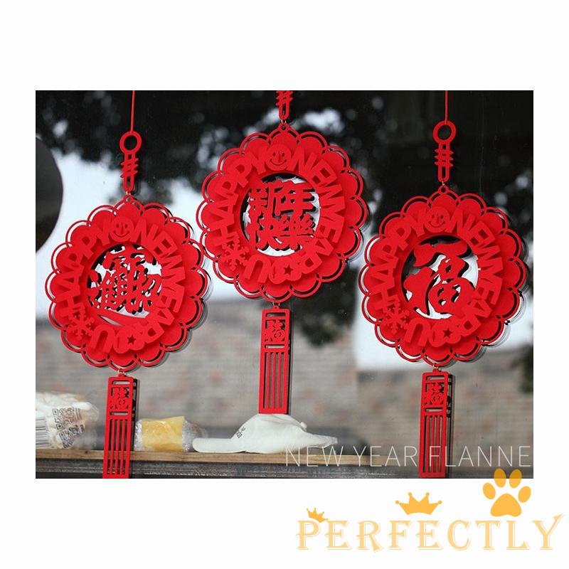 Dây Đèn Lồng Đỏ Trang Trí Năm Mới Pcft7-Pr Phong Cách Trung Hoa