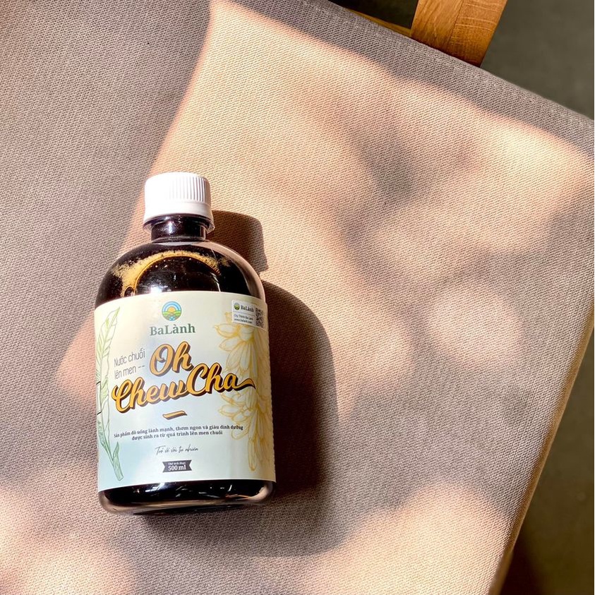 OH CHEWCHA NƯỚC CHUỐI LÊN MEN 500ML