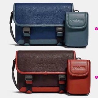 Túi Coach for men da bò nguyên chiếc