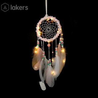 Dreamcatcher Đính Lông Vũ Trang Trí