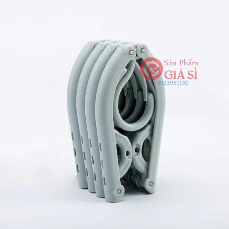 Combo 4 Móc treo quần áo gấp gọn tiết kiệm diện tích - Giao màu ngẫu nhiên ❤️freeship❤️