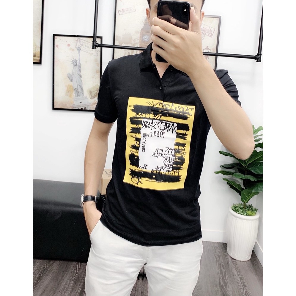 Áo thun nam POLO trơn vải cá sấu cotton cao cấp ngắn tay | BigBuy360 - bigbuy360.vn