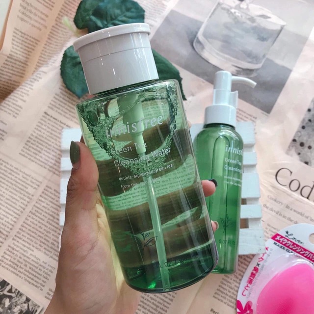 ( Mẫu mới 2019 ) Nước Tẩy Trang Trà Xanh INNISFREE GREEN TEA CLEASING WATER 300ml | BigBuy360 - bigbuy360.vn