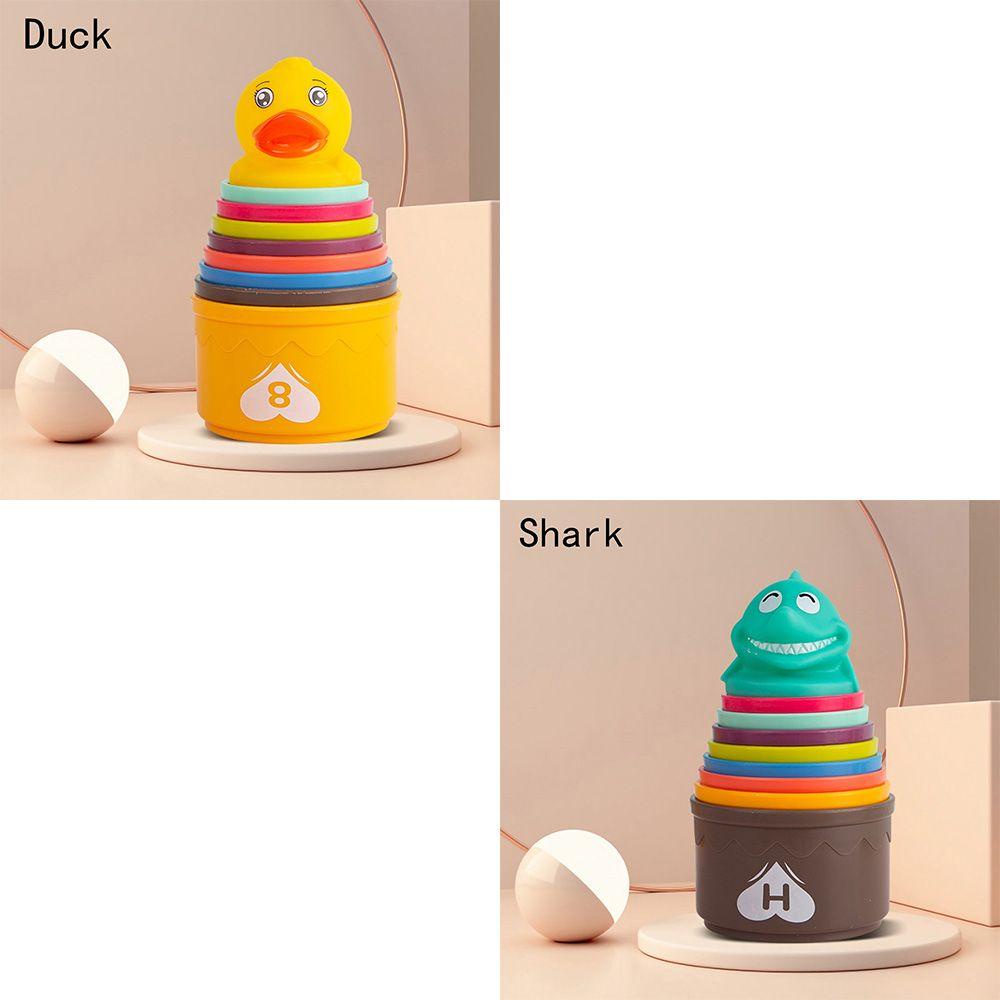 CHOOKEY Bộ Đồ Chơi Cốc Xếp Chồng Màu Cầu Vồng Giáo Dục Cho Bé