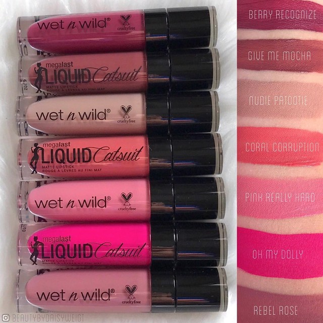 SON KEM LÌ WET N WILD MEGALAST LIQUID CATSUIT MATTE LIPSTICK