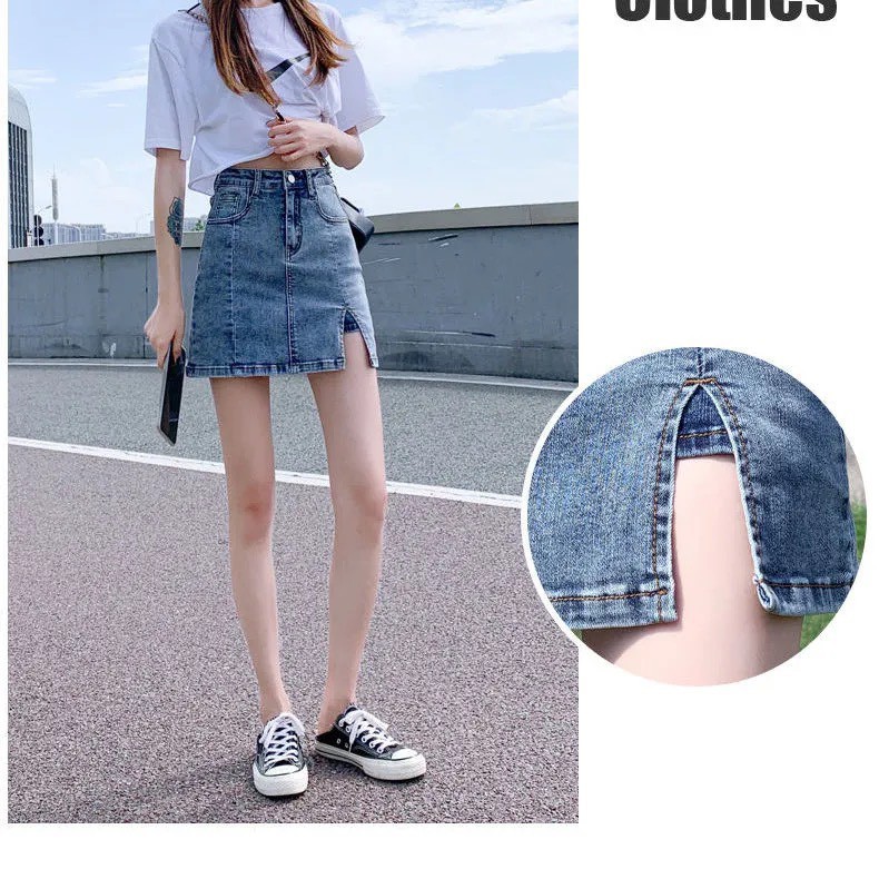 Chân váy bò dáng chữ A thời trang quyến rũ - CV1 | BigBuy360 - bigbuy360.vn