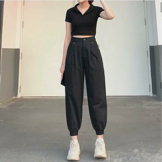Áo Polo Croprop Basic