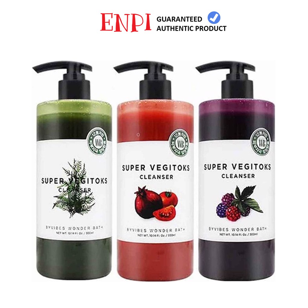 Sữa rửa mặt rau củ Super Vegitoks Cleanser