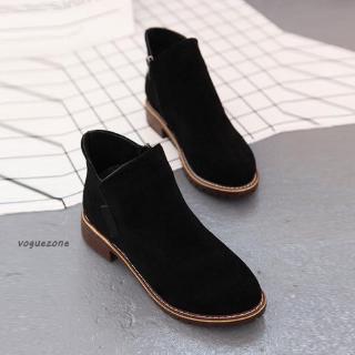 Giày Boot Da Lộn Thời Trang Cho Nữ