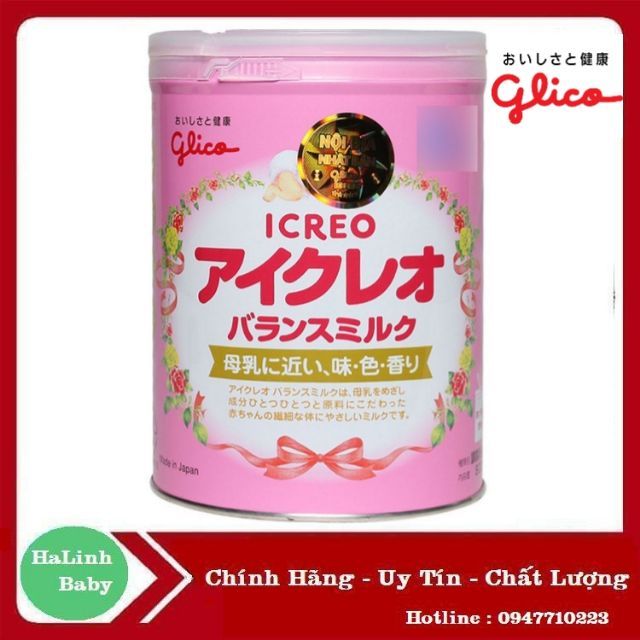 Sữa Glico Icreo Số 0 Hộp (320g/800g)..