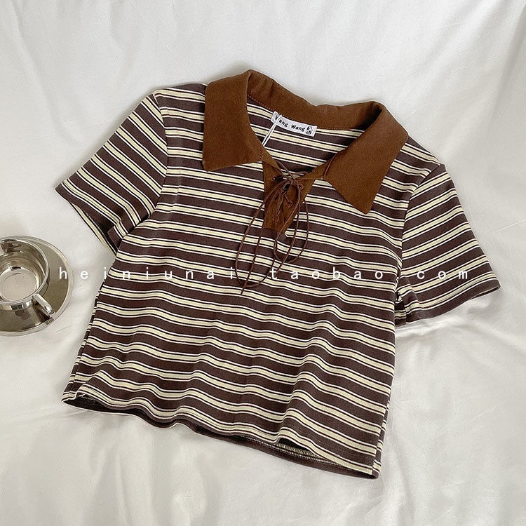 Set Áo Thun + Chân Váy Mỏng Họa Tiết Kẻ Sọc Thời Trang Mùa Hè 2022 Mới Cho Nữ