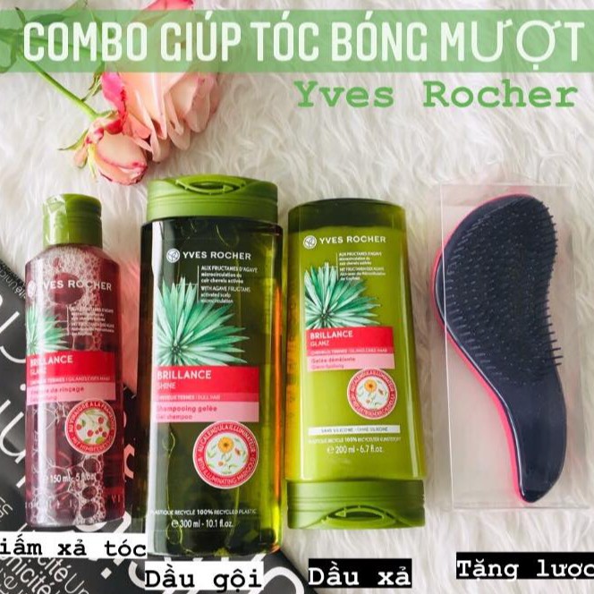 Set Combo giúp tóc bóng mượt từ hãng Mỹ phẩm thiên nhiên nổi tiếng của Pháp Yves Rocher