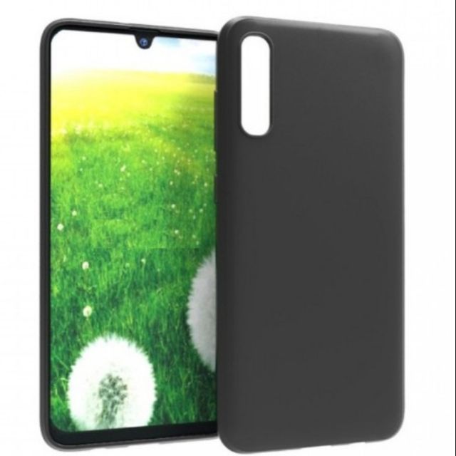 Ốp lưng Ou Case cho galaxy A70 silicon dẻo màu (đen-)