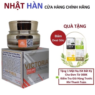 Kem Dưỡng Trắng Da Chống Nắng Cao Cấp - Nám Mụn - Tái Tạo - Chống Lão Hóa VICTORIA UV/50 Anti-Aging Whitening Cream 50g