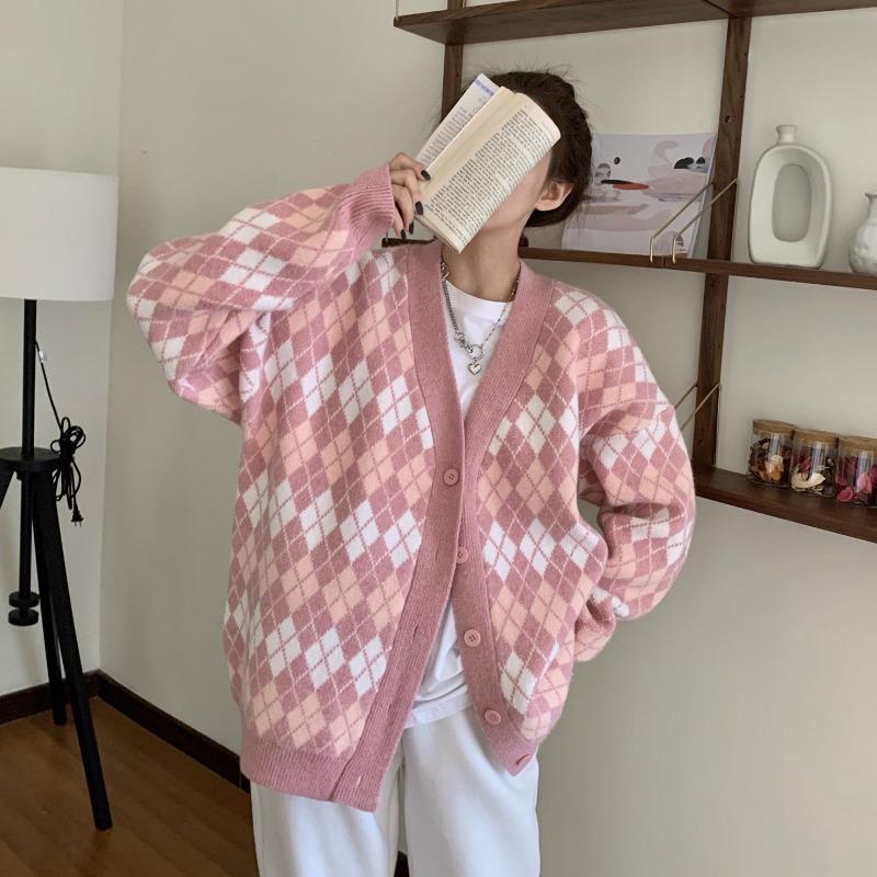 Áo len không tay họa tiết sọc caro thời trang dành cho nữ | BigBuy360 - bigbuy360.vn