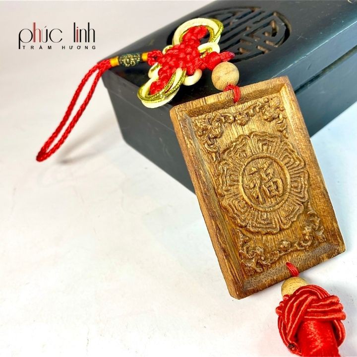 Treo Xe Ô Tô Phong Thủy Tượng Phật Trầm Hương PHÚC LINH