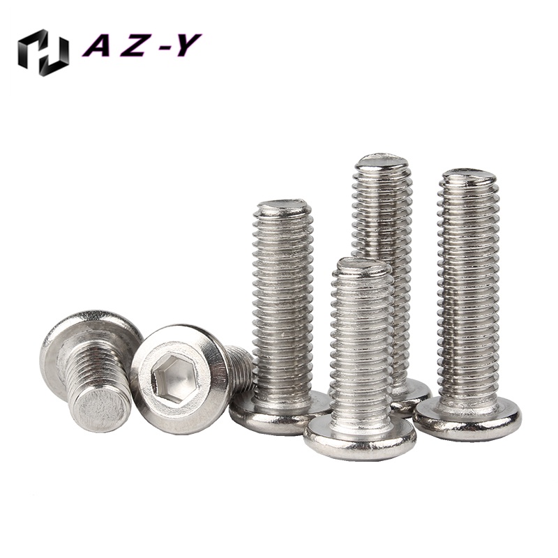 Ốc Vít Đầu Tròn M3M4M5M6M8 SUS304 Chuyên Dụng