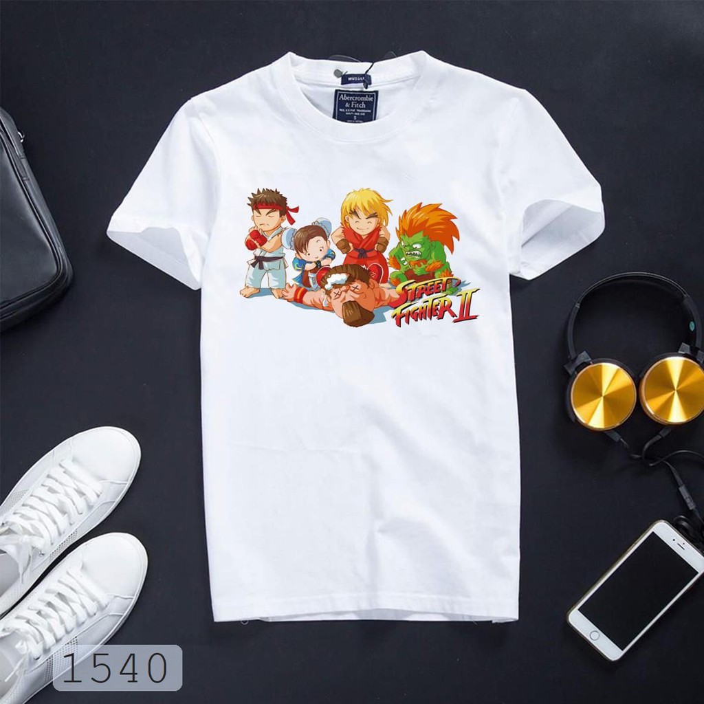 ÁO THUN UNISEX street fighter 3 TAY NGẮN TAY LỠ SIÊU HOT