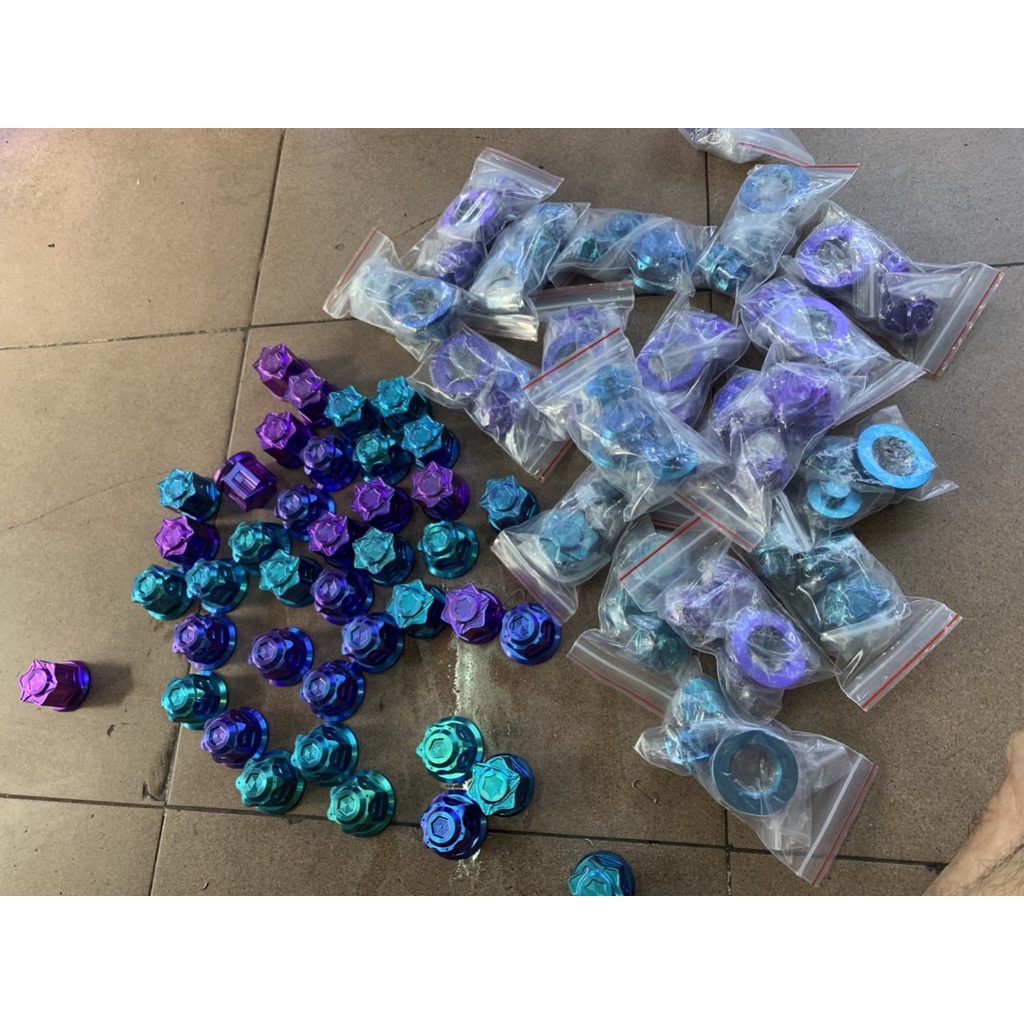 Ốc trảng ba Gr5 gắn Raider Satria Winner full bộ