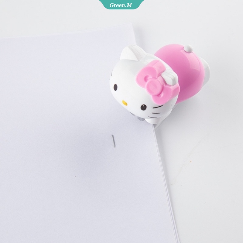 Dập Ghim Bấm Mini Hình Hello Kitty Dễ Thương